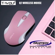 T-WOLF Q2 2.4GHz Wireless Mouse USB Optical Mouse Tinytech M314 MX350 MX450 M238 M331 M221 M100 M330