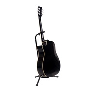 Mandalika Black Jw-01 Eq7545 Acoustic Guitar