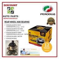 🔥1 YEAR WARRANTY GAIDO BRAND🔥 REAR WHEEL HUB BEARING FOR PERODUA MYVI, AXIA, VIVA, BEZZA (1 YEAR WAR