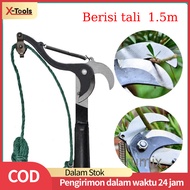 X-Tools Gunting Dahan Tarik Pisau Tali Pohon Multifungsi /Anti Karat Peralatan Kebun Tree Pruner