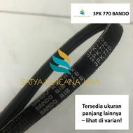 [COD] V-BELT/FAN BELT RIBBED 3PK 610 3PK 625/ 3PK 735/ 3PK 770/ 3PK 790/ 3PK 800/ 3PK 920 BANDO (CHO