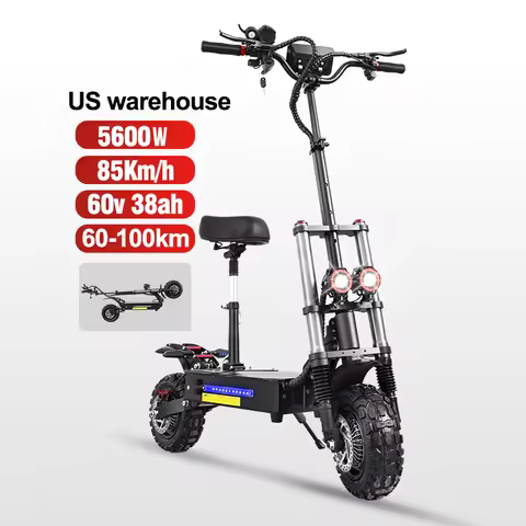STLF Advanced A Warehouse Fast 6000w Dual Motor 85Km/h 38ah Battery Long Range Trotinette Electrique