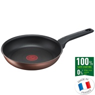 Tefal Chef's Touch Full Induction Titanium 2X Nonstick Frying Pan (22cm, 24cm, 28cm, 30cm) Dishwasher Oven Safe No PFOA THERMO-SIGNAL Heat Indicator Brown