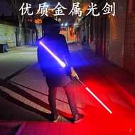 Pedang laser Star Wars tulen akan bersinar terang mainan pedang pendarfluor tongkat flash kayu alat 