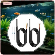 [szxmkj2lp] 2 DS18B20 Temperature Sensors with 2 X 4.7 K Resistors, -55 C to +125 C, Waterproof, 1 M