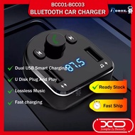 XO BCC01-BCC03 Bluetooth MP3 car charger dual charger USB wireless charger
