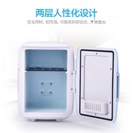 Mini Freezer Mini Fridge Dormitory Portable Small Fridge Single Door Hot and Cold Box Beauty Fridge 