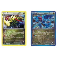 English Pokemon Card Haxorus - BW57 /Druddigon - BW80 - Holo Pokemon Black & White Promos [ USED ]