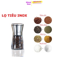 304 stainless steel pepper grinder for grinding dry grains as multi-purpose kitchen spices - Movava