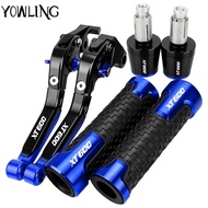 XT600 E/ZE xt 600 Motorcycle Extendable Clutch Brake Lever Handlebar grips ends FOR YAMAHA XT600 XT6