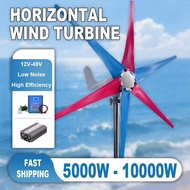 5000W Horizontal Wind Turbine Generator Alternative Energy Wind Generator 6KW 8KW 10KW Small Windmil