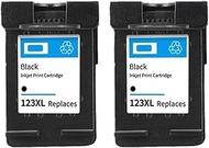 For HP123XL Compatible Ink Cartridge 123XL For HP123 For HP Deskjet 1110 2130 2132 3630 3632 4520 5010 5020 5030 Printer (Color : 2 Black)