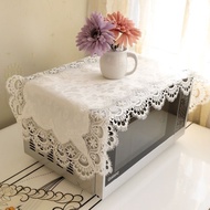 Microwave Oven Cover Breathable Lace Water-Soluble Rice Cooker Cover Towel Microwave Oven Oil-Proof Cloth Universal Anti-Proof Cover Cloth Household Kitchen Oven Cover Breathable Lace Water-Soluble Rice Cooker Cover Towel 2024.4.1