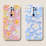 DMY case flower oppo A9 A5 A74 A95 A93 A92 A52 A72 F11 F9 R15 R17 R9S plus Find X2 X3 X5 pro soft silicone cover shockproof