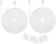 Charger Cable for Google Nest Camera Charging Cable, 16.4FT/5M Weatherproof Cable for Continuous Pow