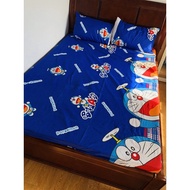 Doraemon bedsheet 3 in 1 full garterized