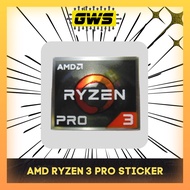 Original AMD Ryzen 3 PRO Computer Sticker Notebook Label