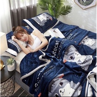 NEWLatest 140x200 Adult Fleece Blanket Selimut Tebal Selimut Gebu Selimut Cotton 100% Toto Tebal Tot