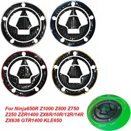 Motorcycle Gas Oil Fuel Tank Cap Sticker Decal Cover Pad For Kawasaki Z1000 Z800 Z750 Z250 ZX6R ZX12