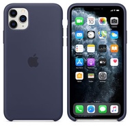 Apple - iPhone 11 Pro 矽膠護殼 - 午夜藍色