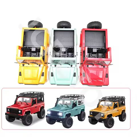 RC D90 Plastic Body Shell with Tire For 1/12 MN D90 D91 D99 MN45 MN90 MN99S Remote Control Car Upgra