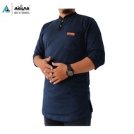 Terbaru Koko Kaos Kurta Pria Muslim Dewasa modern kaos kurta pakistan tangan 3/4 | baju koko pria de