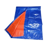 PE Canvas Blue Orange Tarpaulin Sheet ( High Quality ) 10' x 12' - 20' X 20'