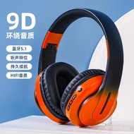Cross-Border New Arrival Headset Bluetooth Headset Bilateral Stereo Wireless Gradient Color Game Bluetooth Headset Wholesale
