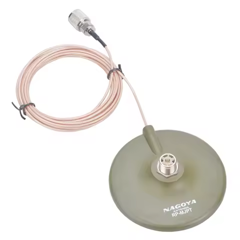 Mobile Antenna Magnetic Mount with RG316 5m PL259 Connector Strong Nagoya Magnet Mount 110mm base si