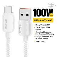 Multifunction USB Type C Data Cable Fast Charging 7A 100W Cable Charge Casan Type C