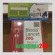 AP77 ood lancet jarum alat easy touch gluco dr nesco tes gula darah
