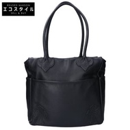 Chrome Hearts 皮革四口袋十字繡匕首拉鍊手提包 - 二手