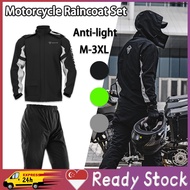[SG] Motorcycle Raincoat Bicycle Raincoat Reflective Waterproof Jacket Split 3 Layer PVC Riding Outd