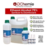 Ethanol Alcohol 75% Hand Sanitizer &amp; Disinfectant