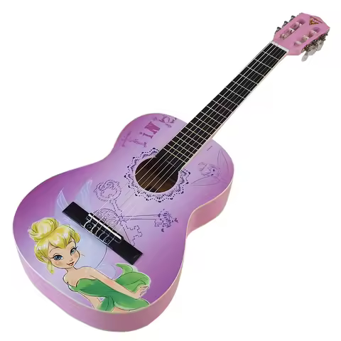 36inch Classical Guitar 6 String with Cartoon Patterns High Gloss Finishes With Bag