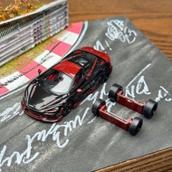 CM 1/64 Mclaren 765LT Carbon Red Alloy Diecast Car Model Toy Birthday Gift