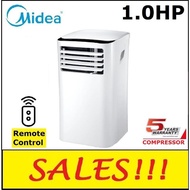 Midea 1.0HP Portable Air cond MPH-09CRN1 R410A White