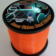 PASUNDAN FISHING LINE(ROL BESAR)WARNA ORANGE PANJANG 500-1000-1500METER SENAR PANCING OLAHAN SIAP PA