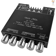 2.1 Channel BT Audio Amplifier Module AUX BT5.0 Audio Input Subwoofer   Left and Right Channel Output Sound Power Amplifier Board   TOLO-9.3