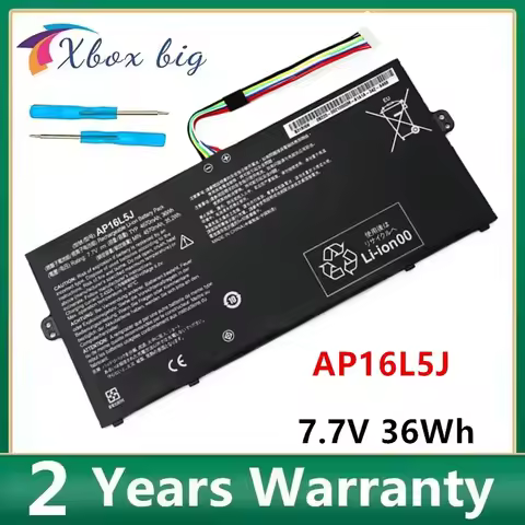 New AP16L5J Laptop Battery For Acer Aspire Swift 5 SP111-32N SF514-52T Spin 1 2ICP4/91/91 36Wh 7.7V 