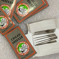 Organ Needle(10PCS)Organ Jarum Mesin Portable/Jarum Mesin Jahit Kepala Hitam/Mesin Bimbit/ Vintage T