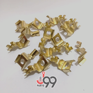 10 Pcs Skun Aki Kotak / Skun Aki Kuningan