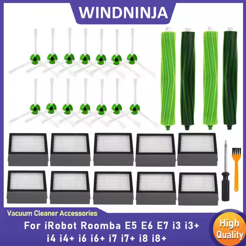 For iRobot Roomba E5 E6 E7 i3 i3+ i4 i4+ i6 i6+ i7 i7+ i8 i8+ Vacuum Cleaner Hepa Filter Main Side B