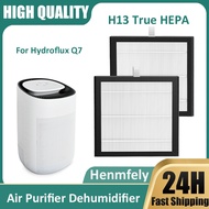 2 Pack Replacement Hydroflux Q7 True HEPA Filter Compatible with HydroFlux Air Purifier Dehumidifier