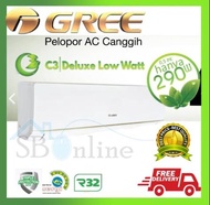 AC GREE DELUXE LOW WATT 1/2 PK 05C3E ORIGINAL HARGA PABRIK