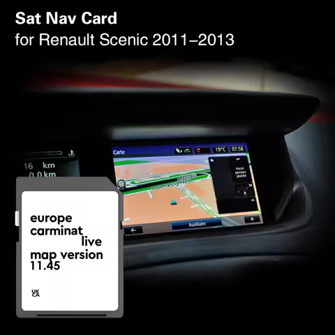 Compatibile for Renault Scenic 2011 2012 2013 Carminat Live 11.45 Map Cover Lithuania Portugal Irela