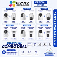 Ezviz Special Combo C6N G1 C6N C8C C9C Dual 3MP 5MP 8MP Two Way Talk Indoor Outdoor Security CCTV Ca