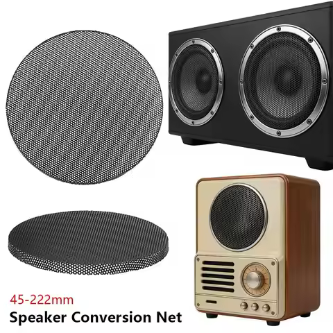 1Pcs Durable Metal Speaker Conversion Net Iron 45-222mm Grille Protection Mesh Grille Cover Car Audi