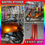 Candy metallic orange motorcycle scotlet Sticker