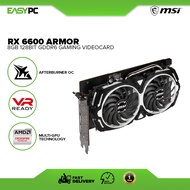 EasyPC | MSI Rx 6600 Armor 8gb 128bit GDdr6 Gaming Videocard, Afterburner OC, VR Ready, Multi-GPU Te